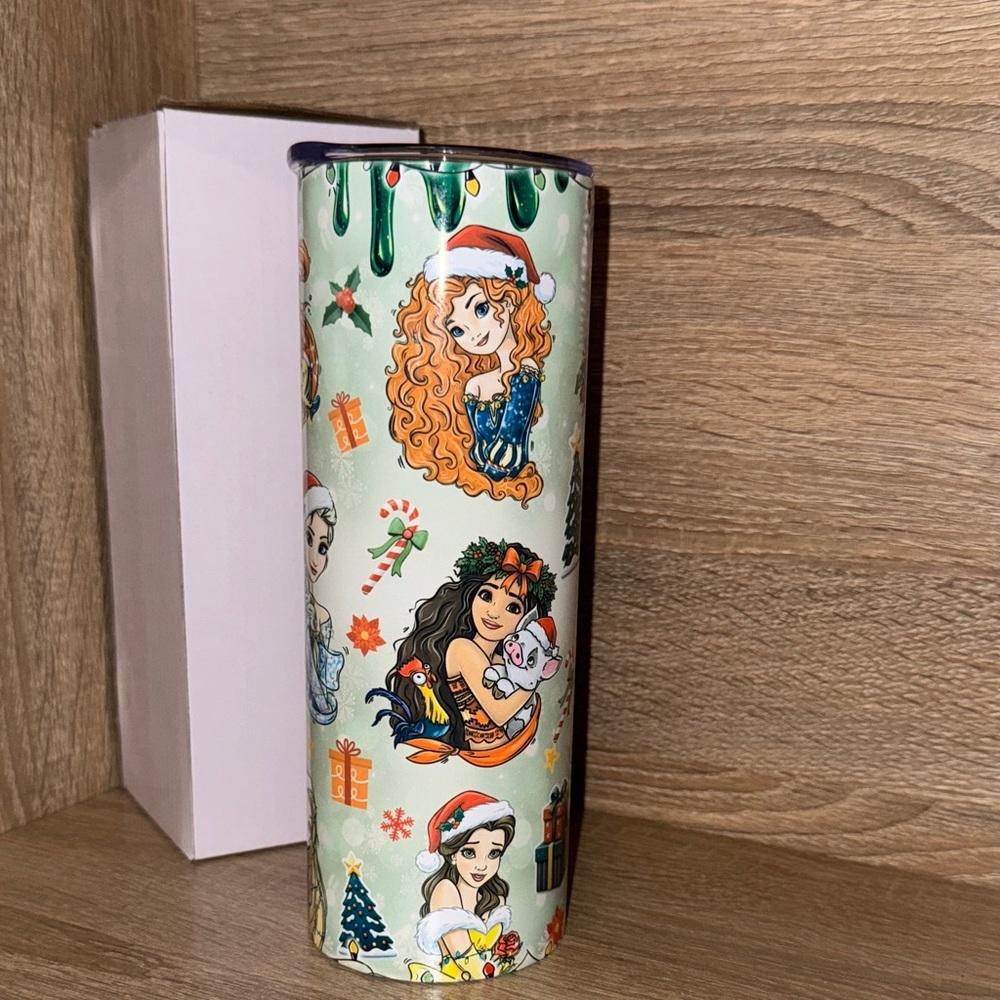 20oz Disney Princesses Christmas Tumbler